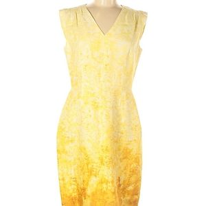 Antonio Melani Yellow Linen Dress